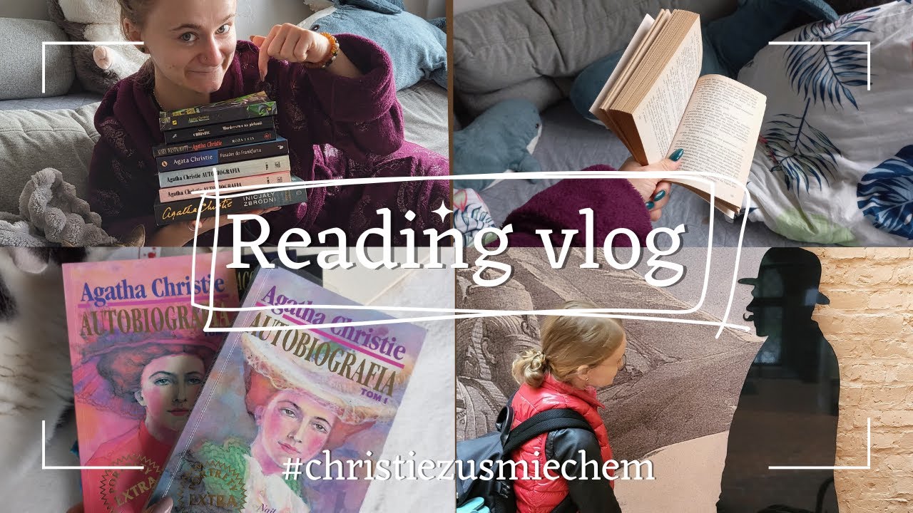 Christie, koty i jeszcze raz koty | reading vlog 🐱❤️#christiezusmiechem