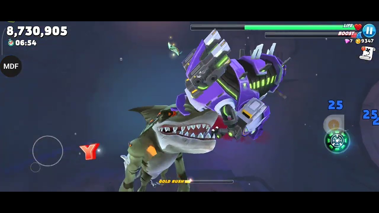 Main hungry shark mode kaya tapi ini pertama kalinya ternyata seru