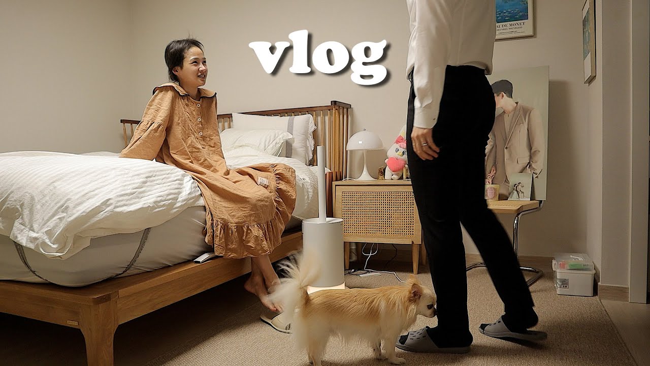 VLOG 남편과 하루종일 영어로 말하기🤣, 핵!킹!맛! 된장달래 파스타, 무서운 운전썰🚗, 돌하루방케이크, 프렌치토스트