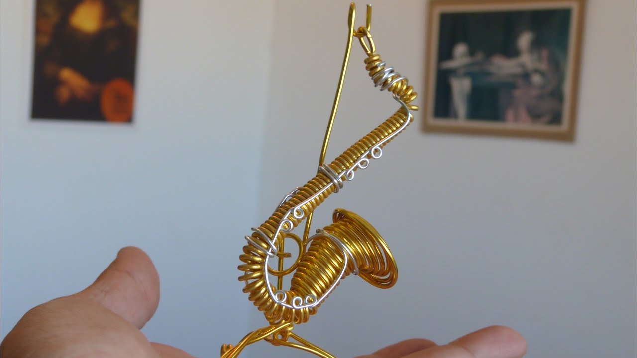 Aprenda como fazer saxofone de maneira fácil ....Learn how to make saxophone easily #23