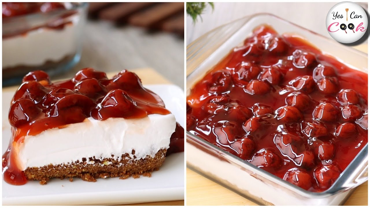 Cherry Delight In 5 Minutes Recipe by (YES I CAN COOK)