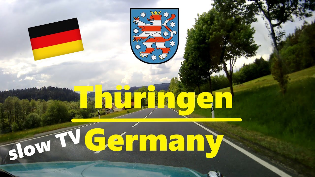 Slow TV: Driving Thüringen, Germany, in a Volkswagen beetle