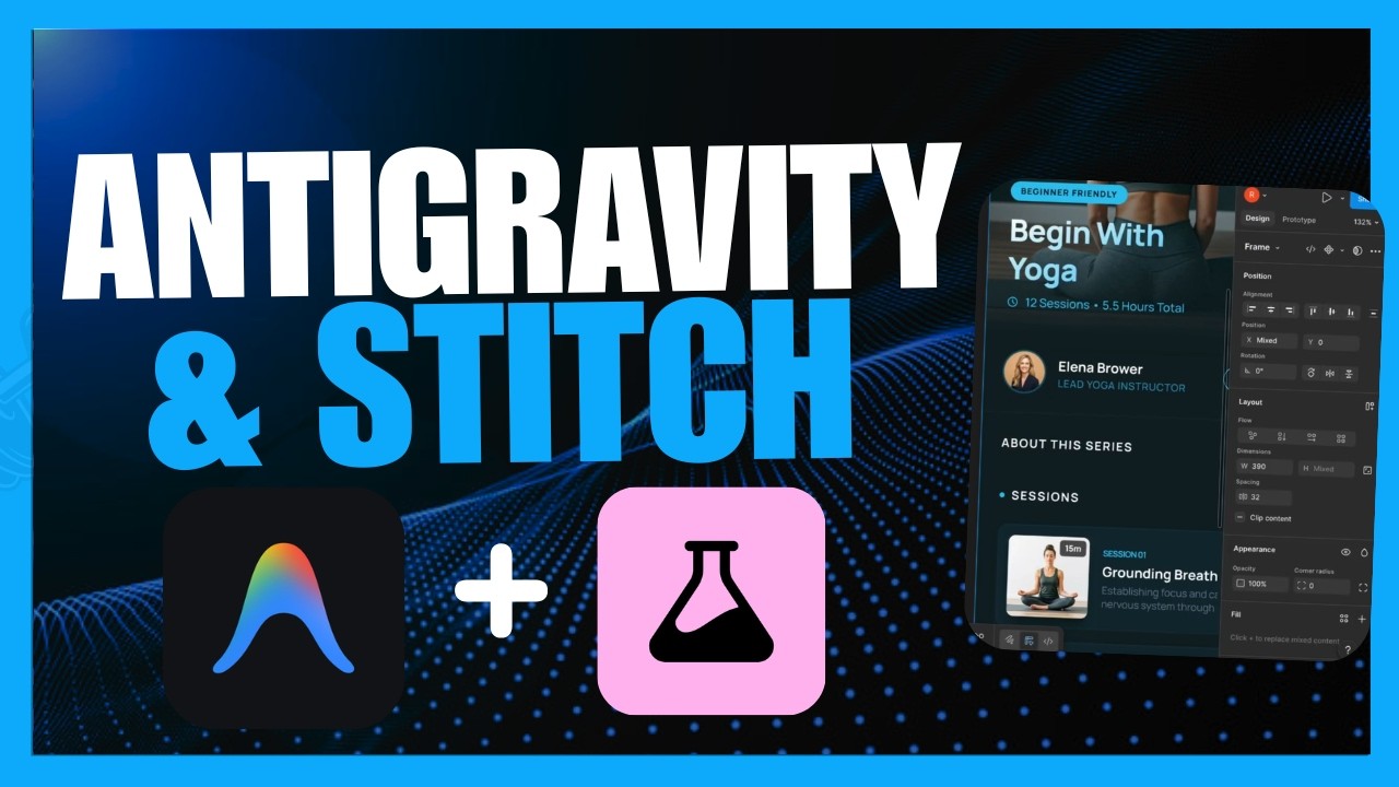 Antigravity + Stitch Builds INSANE Apps, Website, & MORE! Build Anything FOR FREE!