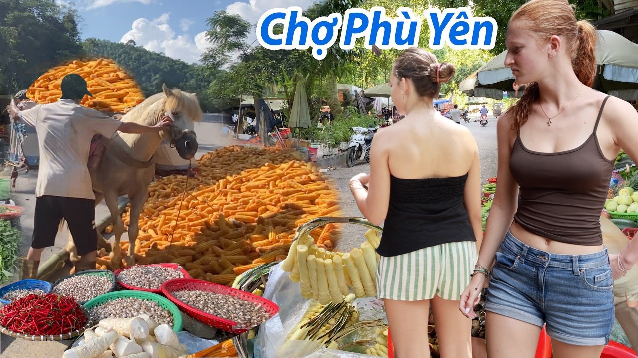 Chợ Ph&ugrave; Y&ecirc;n- Chợ của người Th&aacute;i ở Mường Tấc - c&ocirc;n tr&ugrave;ng v&agrave; dược liệu v&ocirc; c&ugrave;ng phong ph&uacute;