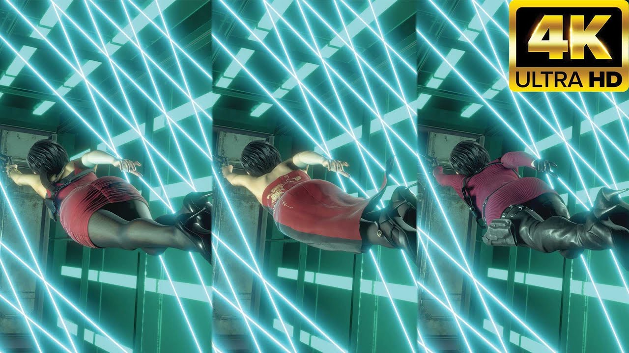Ada Wong ► Laser Room Scene ALL OUTFITS │Resident Evil 4 Separate Ways │