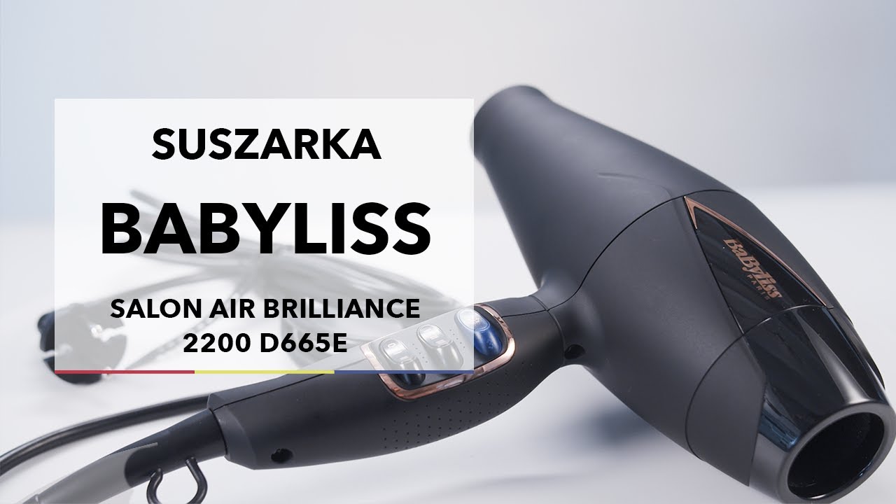 Suszarka Babyliss Salon Air Brilliance 2200 D665E - dane techniczne - RTV EURO AGD