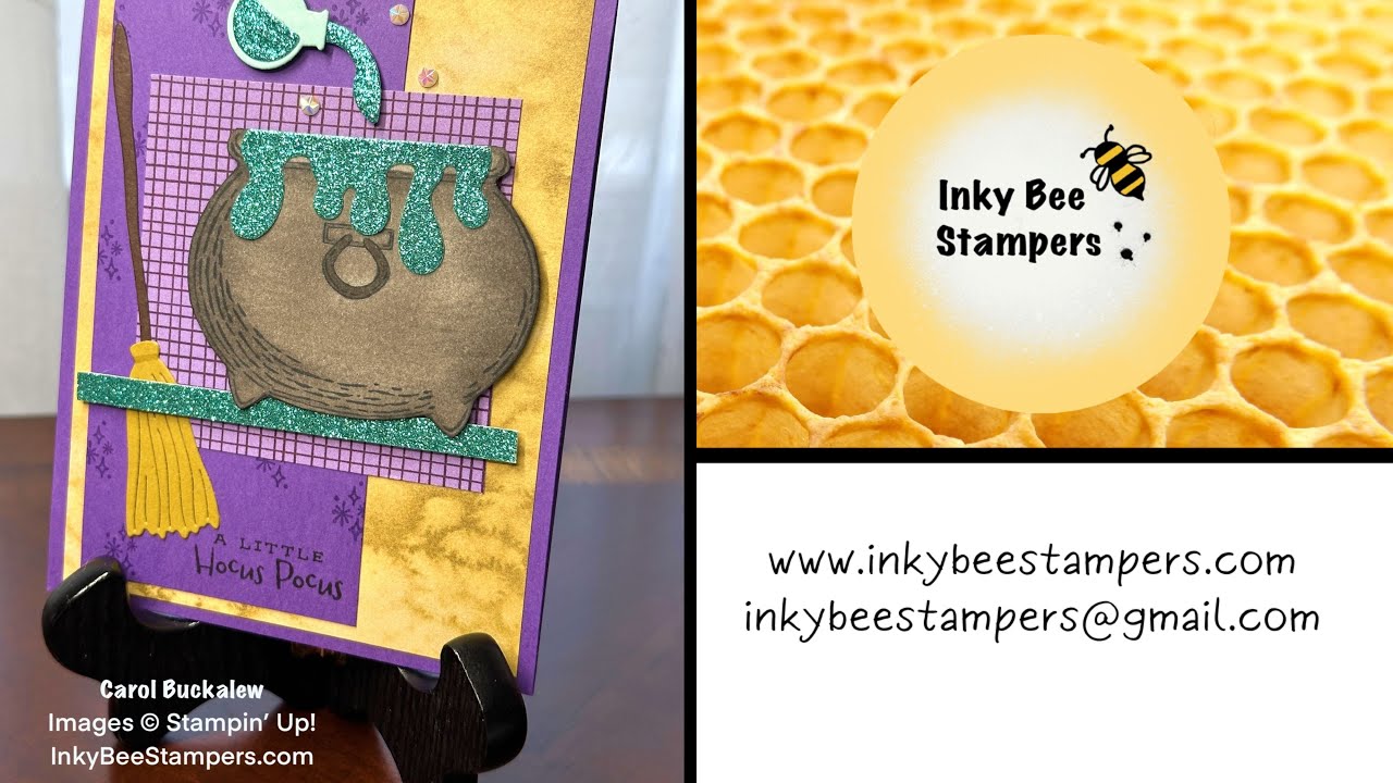 Stampin' Up! Potions and Spells Halloween Card - New Online Exclusives!