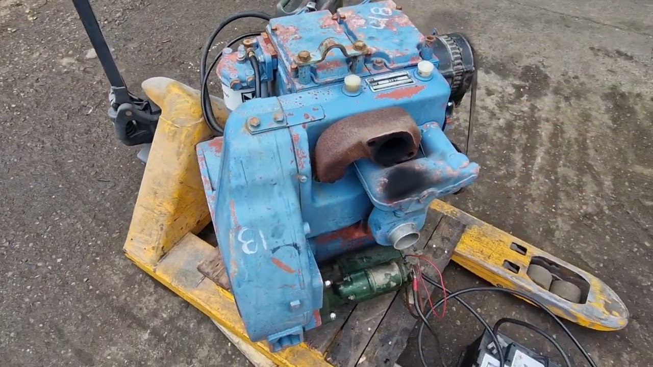 Lister Diesel Engine Start