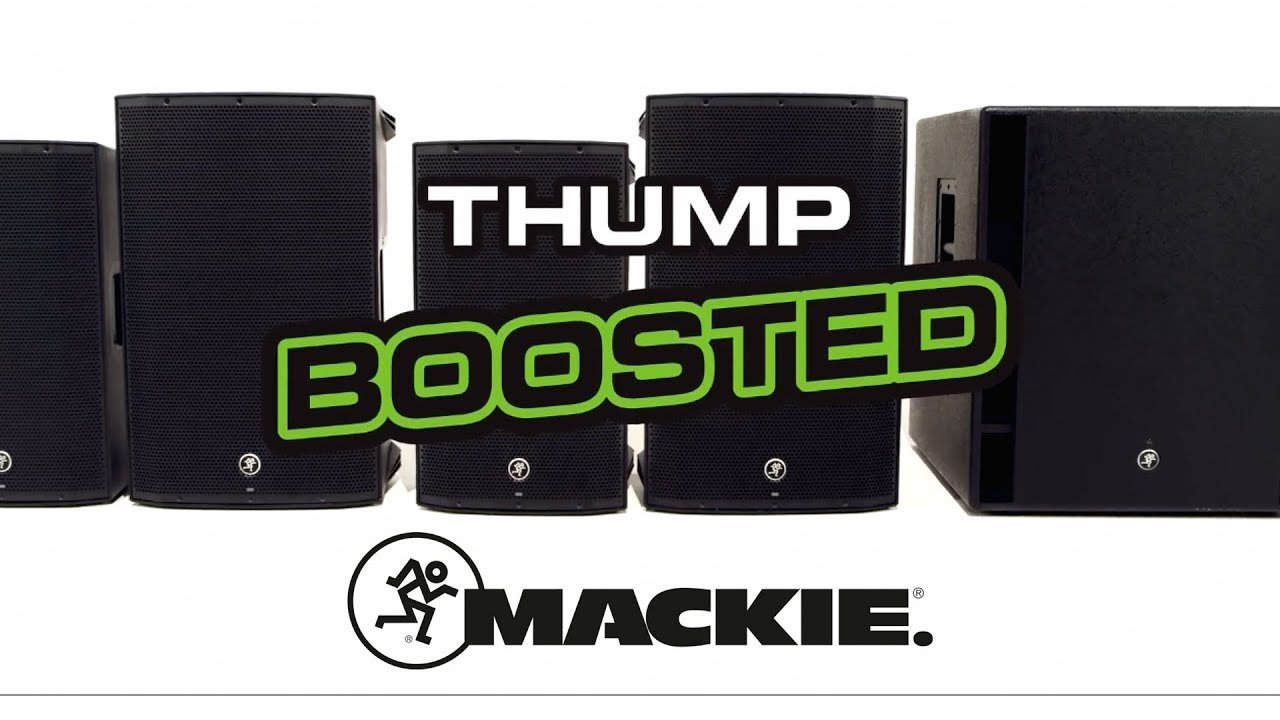 MACKIE : Les enceintes de sonorisation THUMP BOOSTED (vidéo de la boite noire)