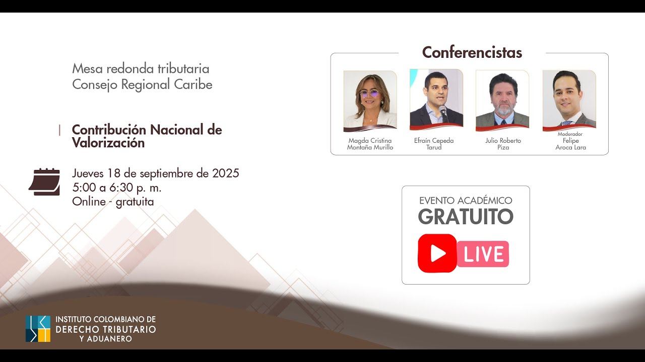 Mesa redonda Regional Caribe – Contribución nacional de valorización