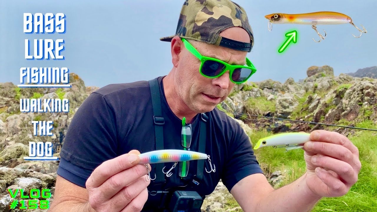 Bass Lure Fishing | Top Waters | Walking The DOG? | Sea Fishing Uk | Vlog#158