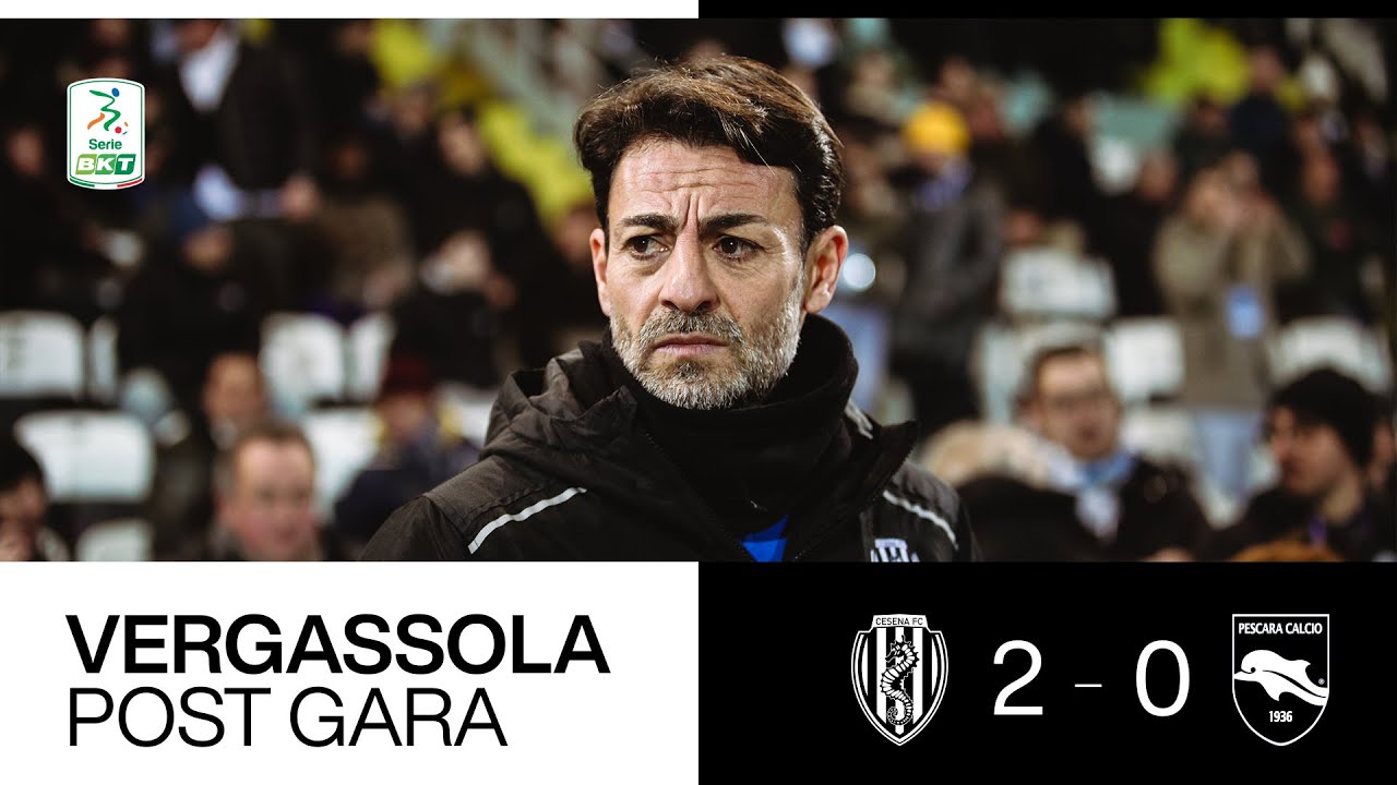 [Cesena - Pescara: 2-0] Conferenza post gara di Simone Vergassola
