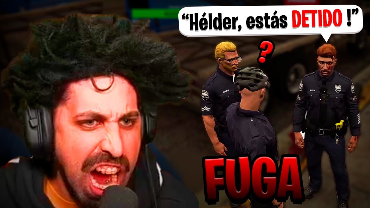 MOVE MIND HÉLDER CONDUTO ARRANJA UM DISFARCE DE POLICIA E ACABA EM FUGA