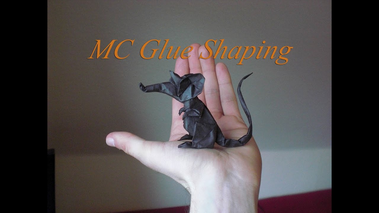 Origami Rat (Eric Joisel) Shaping Tutorial with MC Glue
