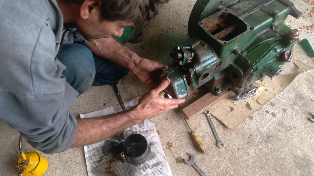 Motor yanmar nsb90 bora fazer ele tbm parte 8 amontagem do cabeçote e balancinho de válvula