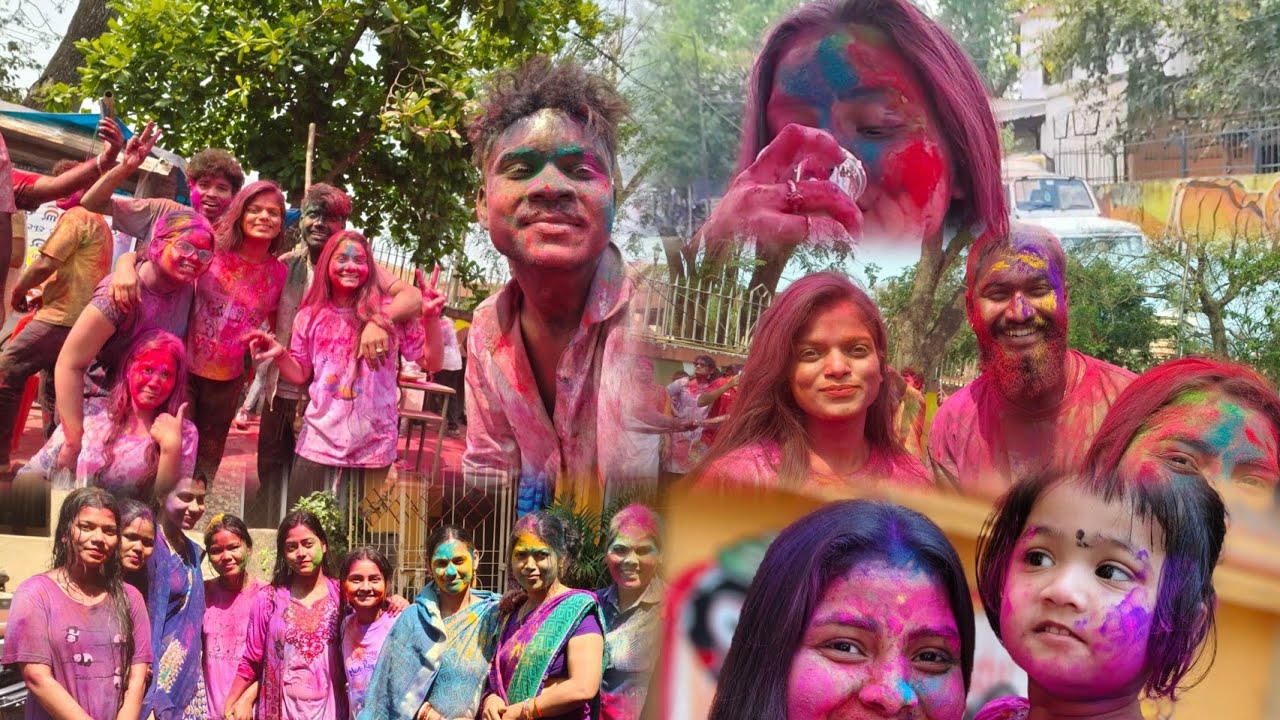 Happy Holi ✨💞🎊#minivlog #lifestyle #holispecial #celebration 