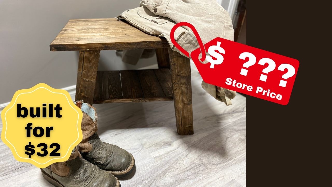 I Built a “Luxury” Stool for $32 — Guess What They Charge