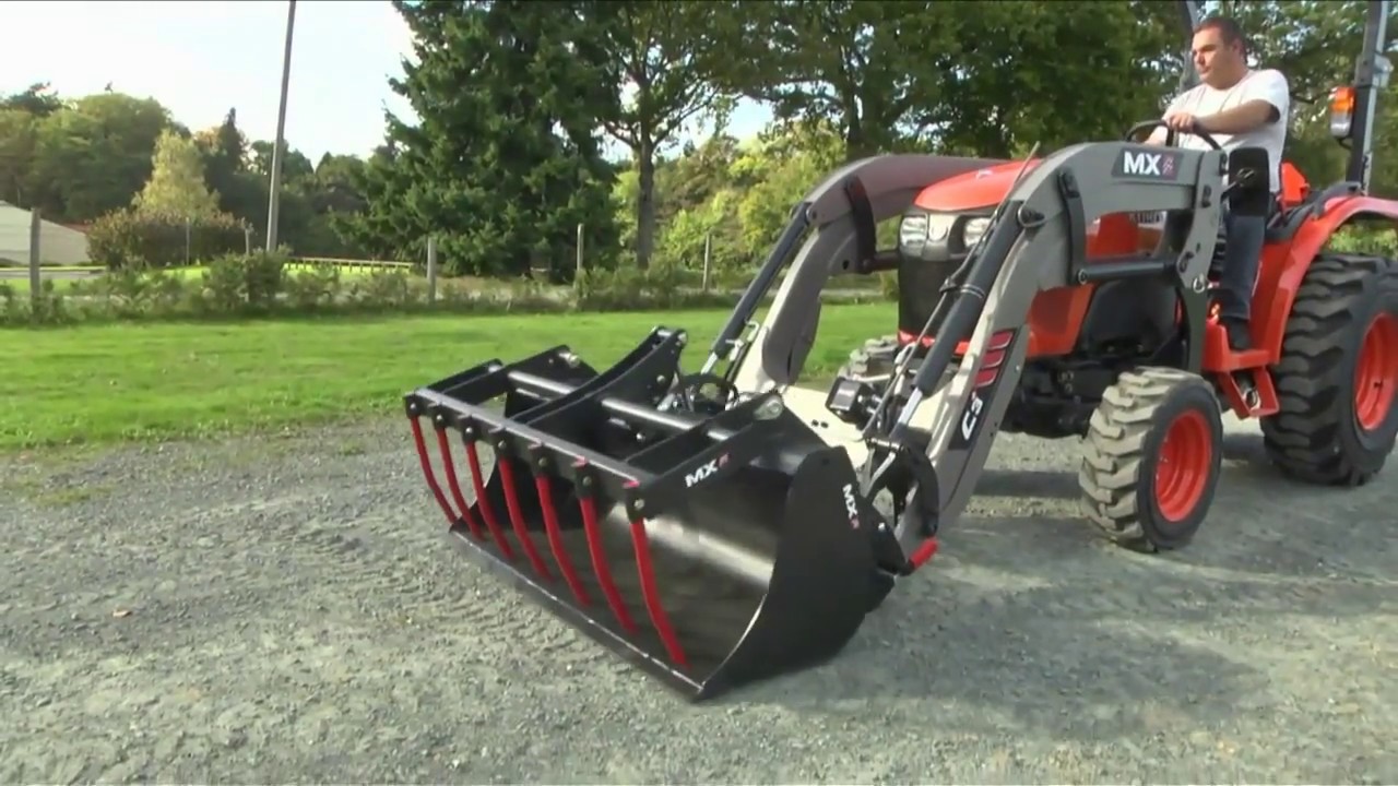 MX COMPACT frontaal laadurite seeria väiketraktoritele