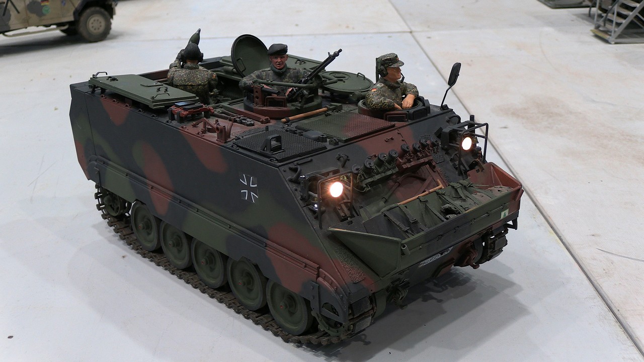 Hobbymesse Leipzig - scale 1/16 - UNIQUE RC COLLECTION!  #rc #military #tank