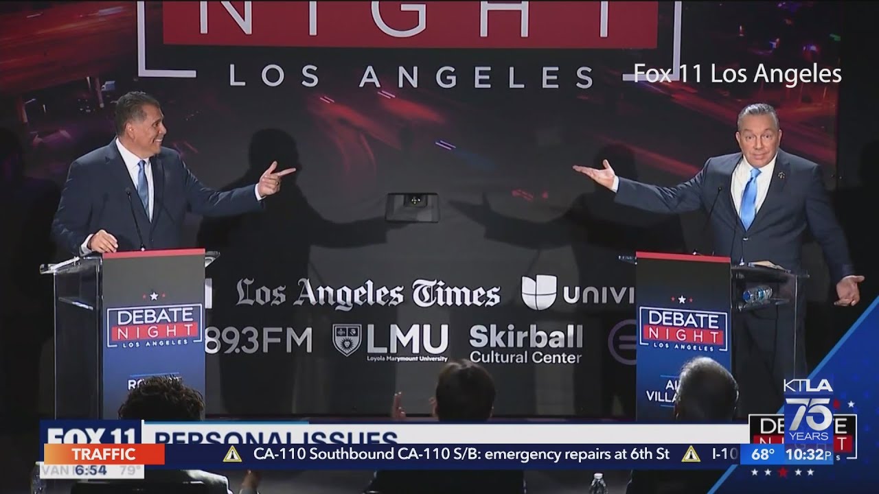 Villanueva, Luna face off in L.A. County sheriff debate