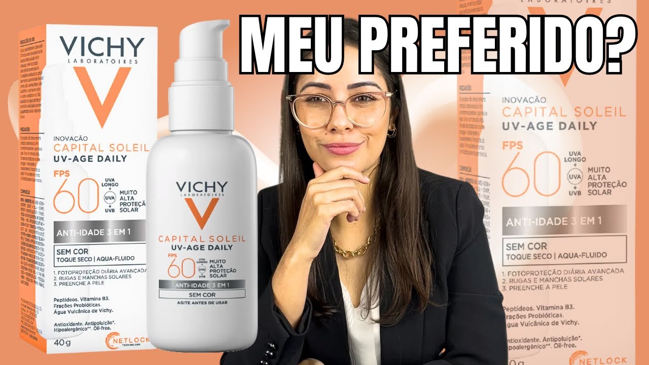 Vichy Capital Soleil UV Age Daily: Descubra por que se tornou um dos meus Filtros Solares Preferidos