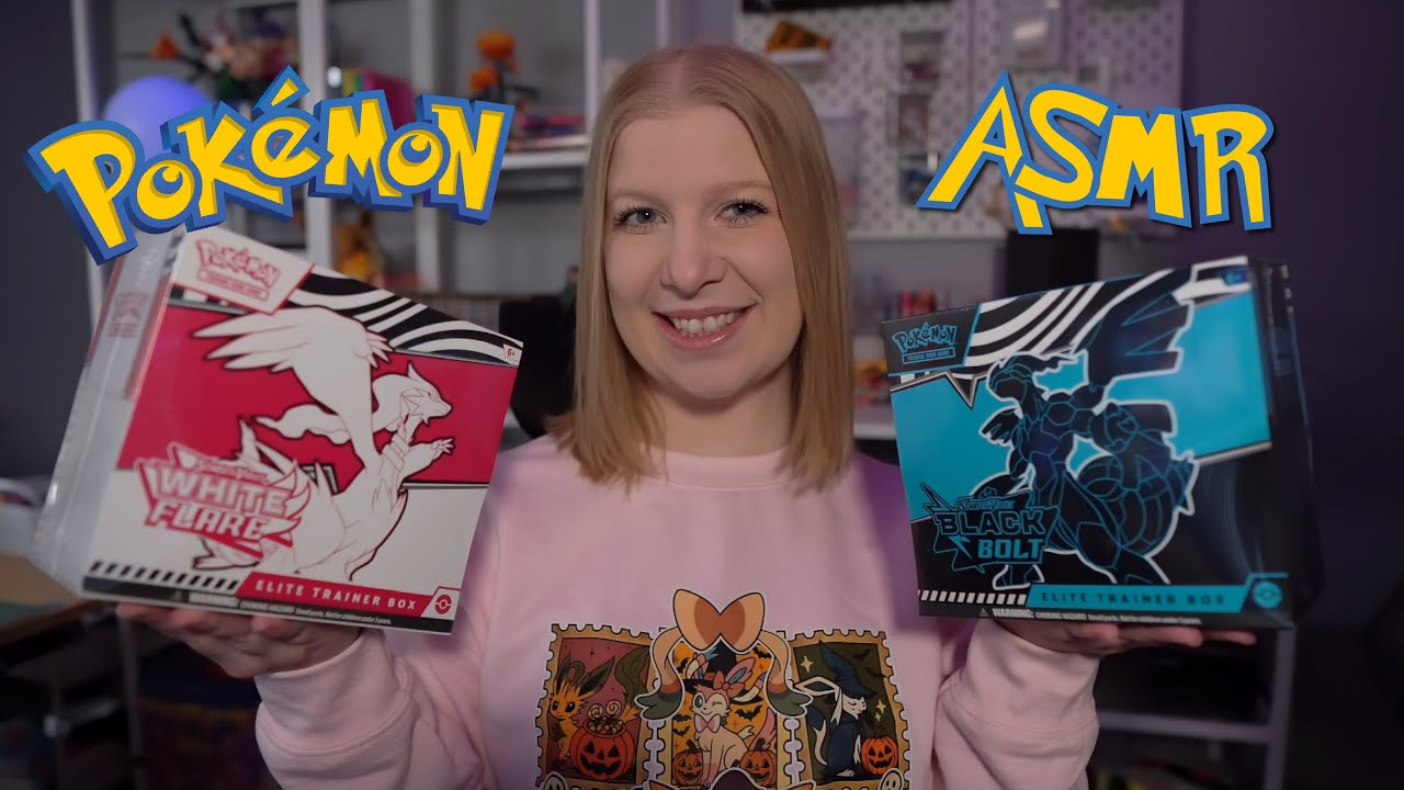 ASMR Pokémon Card Opening! | Black Bolt & White Flare