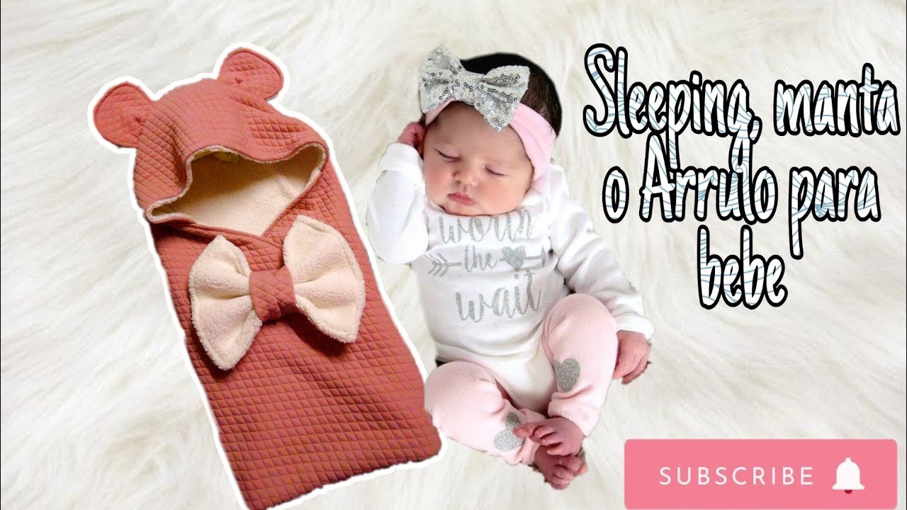 Sleeping, manta o arrullo para bebe!! Super facil💖