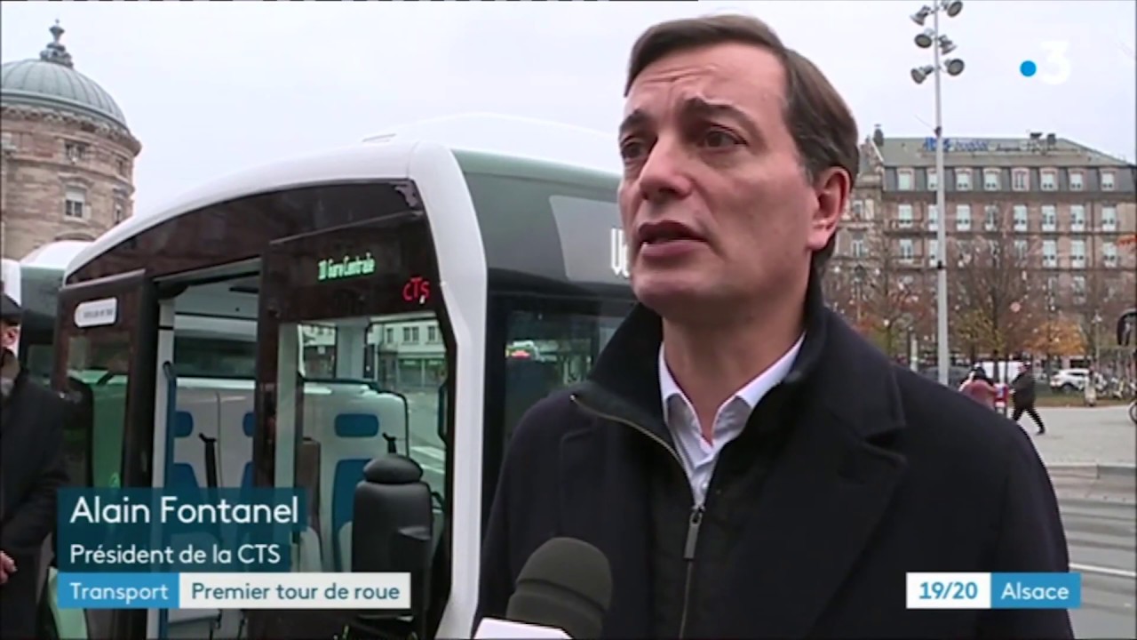 JT France 3 – Strasbourg teste une navette électrique