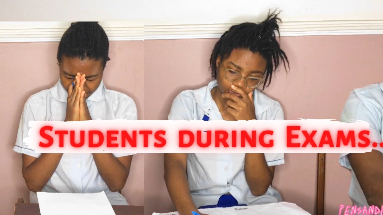 comedy| secondary school students during exam🤣 which one do you think I was?😭