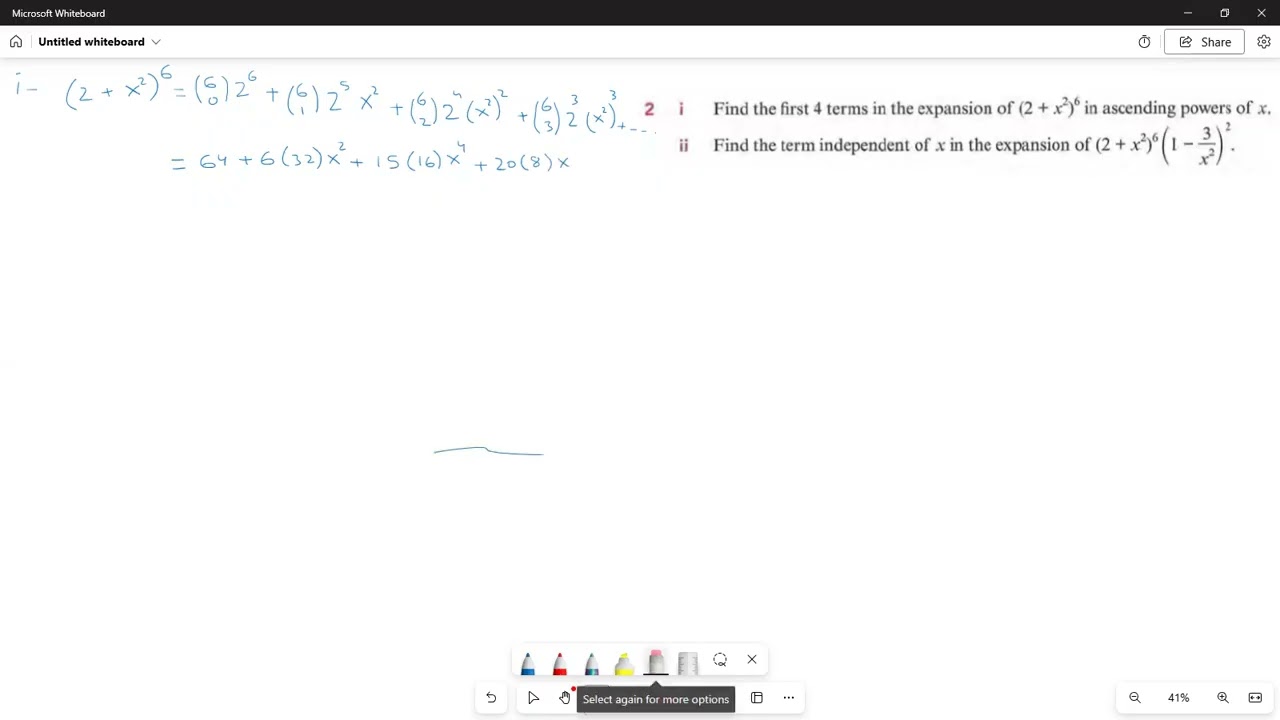 0606/11/m/j/15 Q2 Chapter 11 Add Math Sue Pemberton 3rd edition | Past Paper Questions | IGCSE