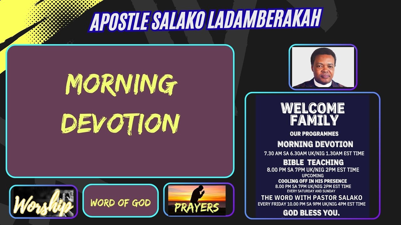 Morning Devotion #godsword #christianteaching  #prayers #intercession #worship