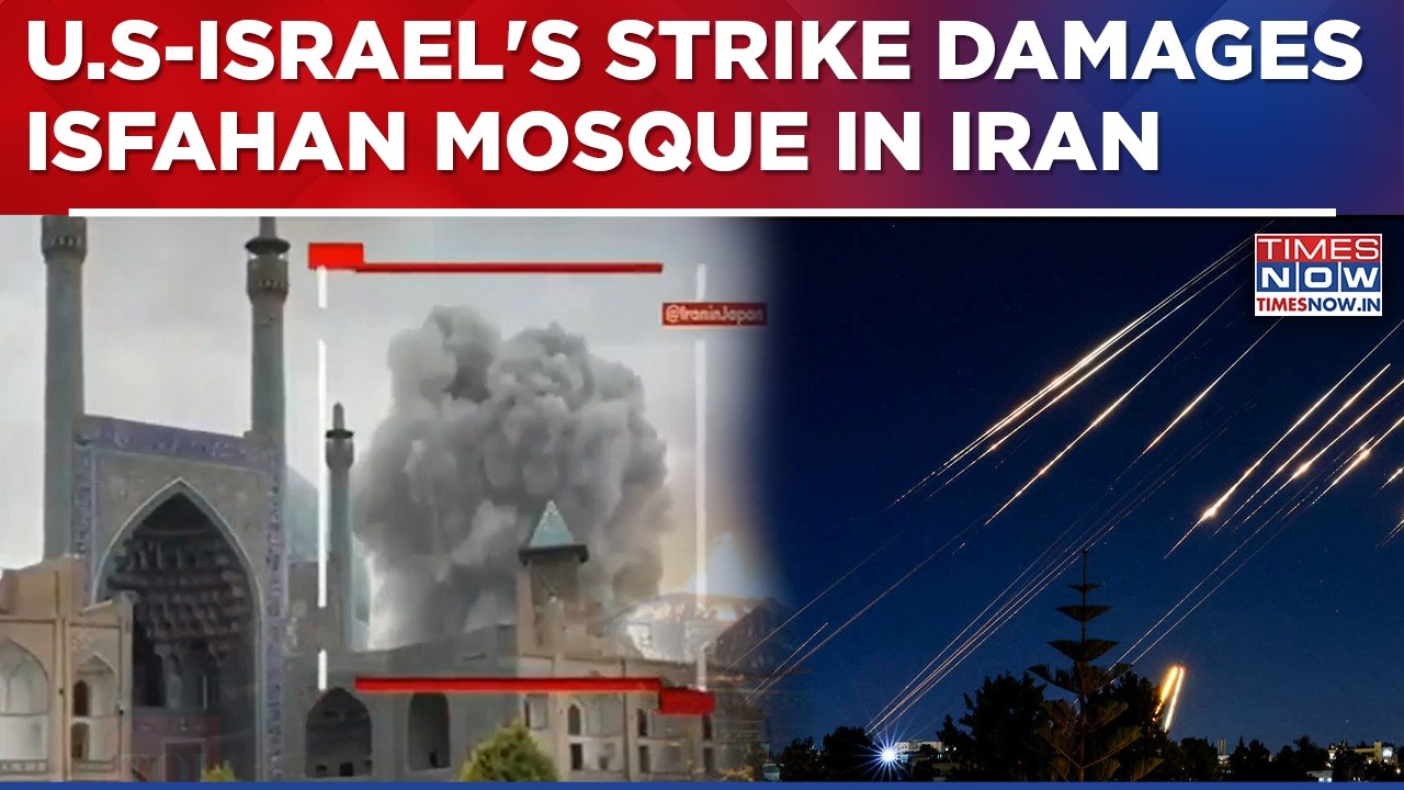 U.S-Israel's Missiles & Drones Attack Inside Heart Of Tehran Damages Isfahan Mosque In Iran