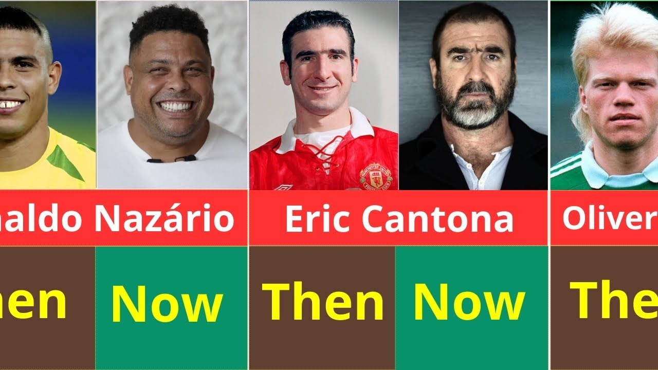 🎬 90's Football Legends Then and Now | What They Look Like Now 🕰️⚽