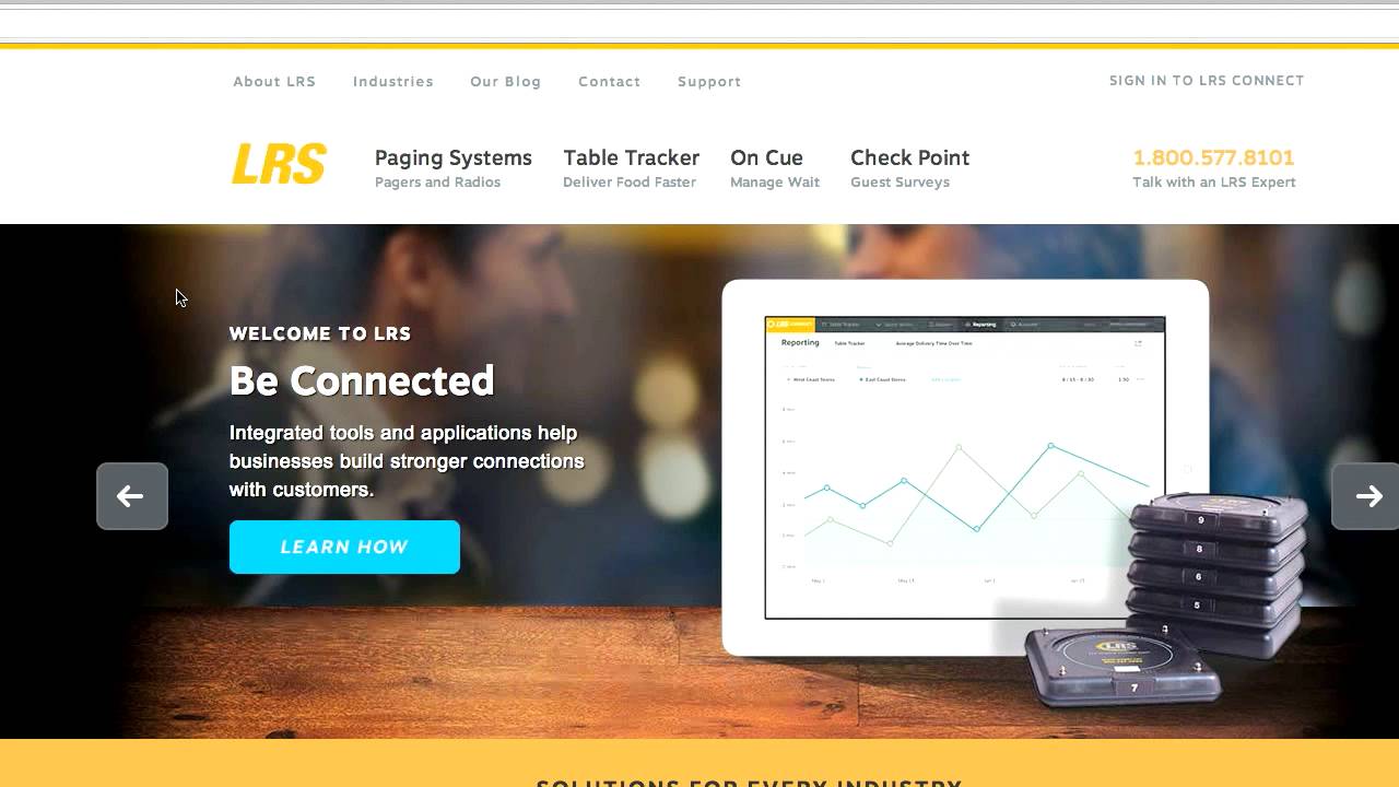 Table Tracker Tutorial: Log In to LRS Connect