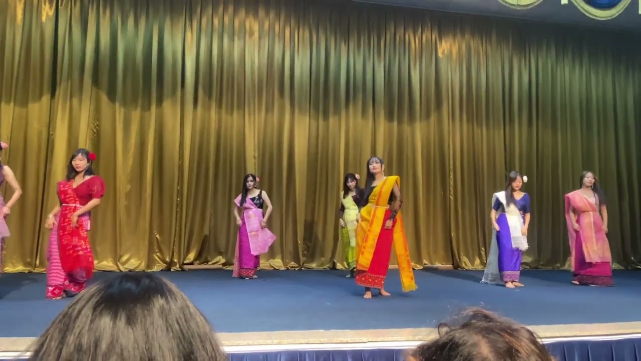 Manipuri Cultural dance performance at Astana Medical University, 2024