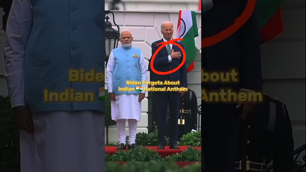 Great Leaders Always Respect National Anthem 🗿🇮🇳🇷🇺🔥 #shorts #geopolitics #russia #india #usa #modi