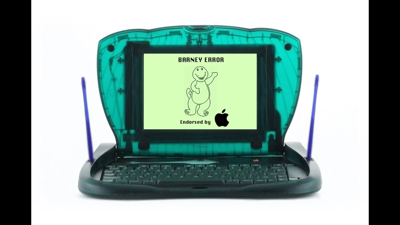 Barney Error Apple Newton eMate 300 Edition (15+ ONLY)
