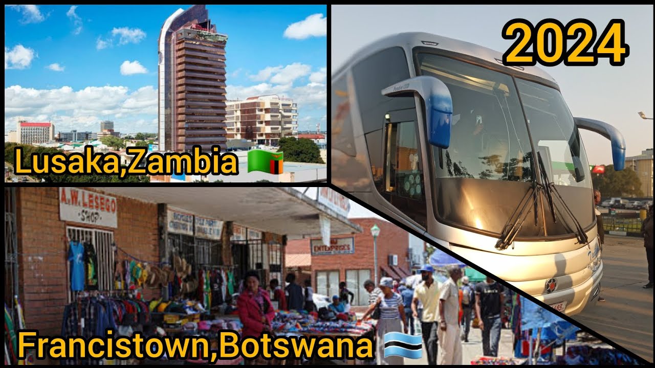 A  LUSAKA ZAMBIA 🇿🇲 TO FRANCISTOWN BOTSWANA FULL BUS EXPERIENCE