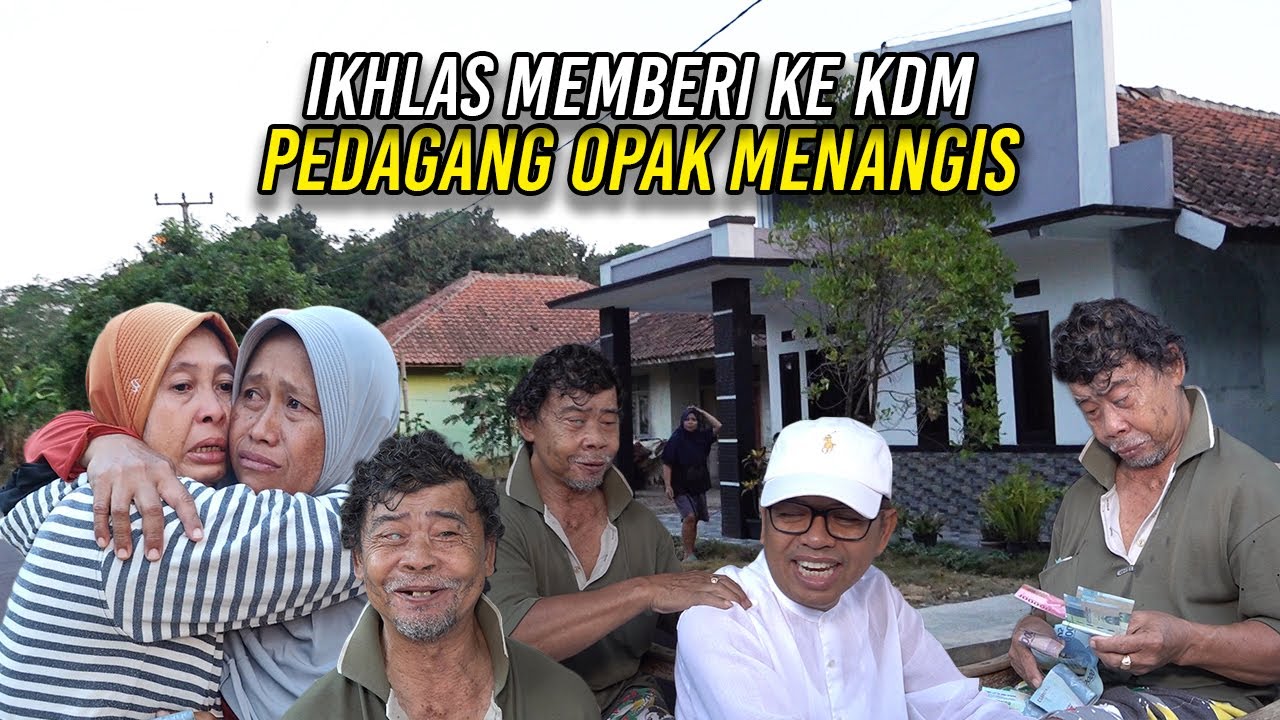 IKHLAS MEMBERI KE KDM JADI BERKAH UNTUK IBU PEDAGANG OPAK | ABAH TUNANETRA BAHAGIA P1JIT1N KDM