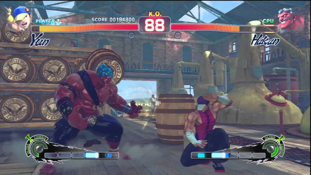 ssf4ae yun scrubby arcade playthrough