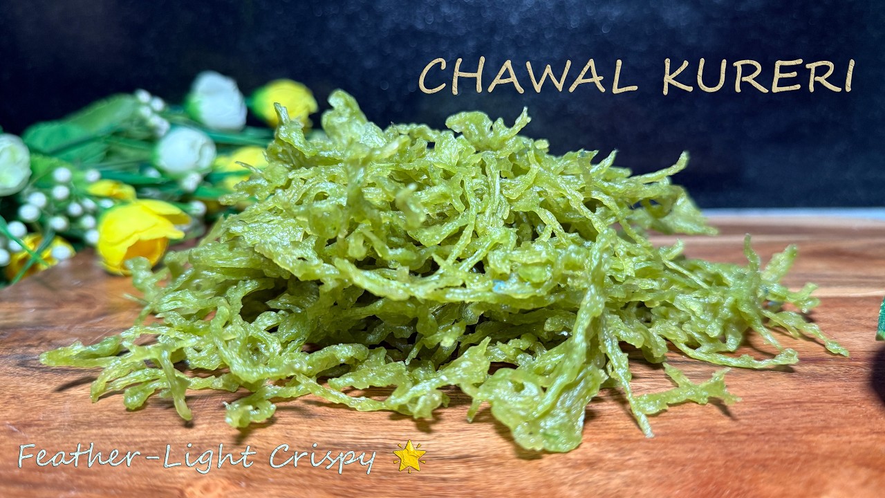 चावल की कुरेरी-कुरडई, आज बनायें सालभर खायें । Rice Kachri, chawal ke phool, Tandalachi Kurdai Recipe