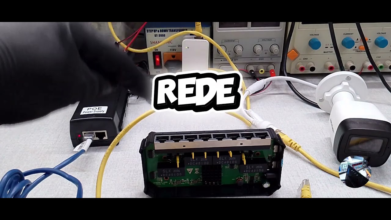 Switch PoE Reverso 2flex, funcionamento básico.