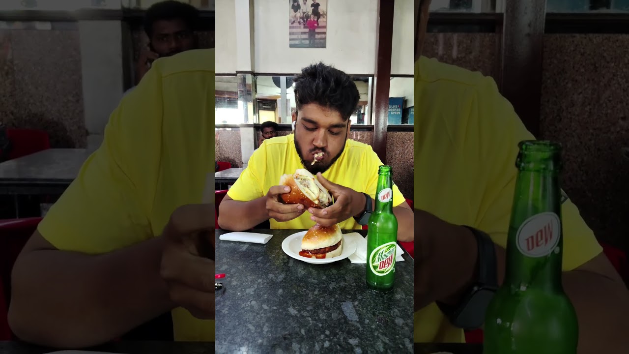 One of the most famous burgers in pune camp burger king 