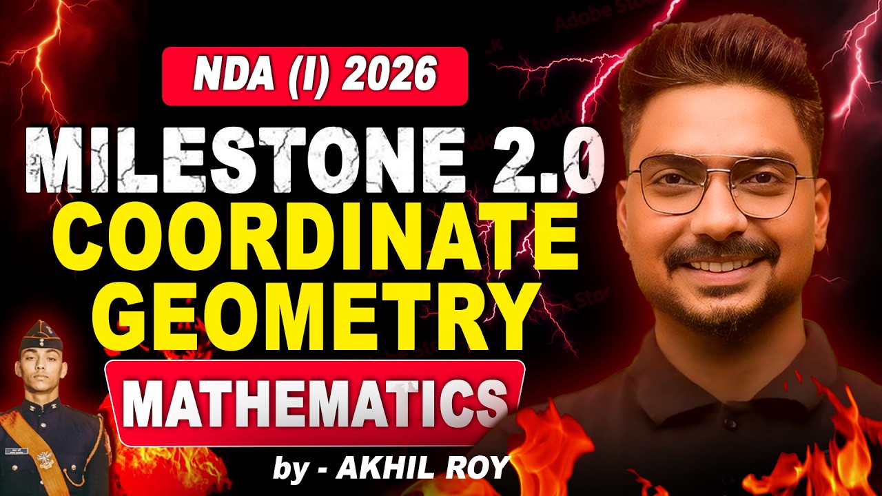 Straight Lines (One Shot) for NDA 1 2026 | Milestone Batch | Akhil Sir LIVE #nda