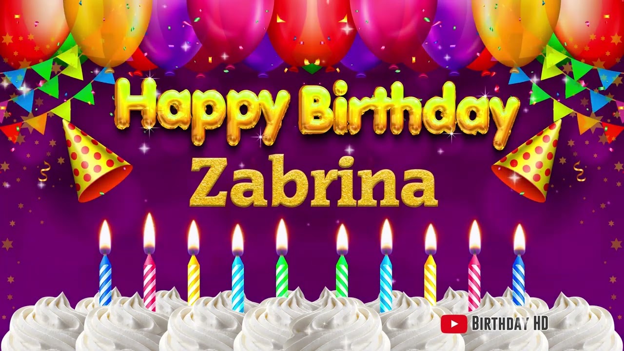 Zabrina Happy birthday To You - Happy Birthday song name Zabrina 🎁