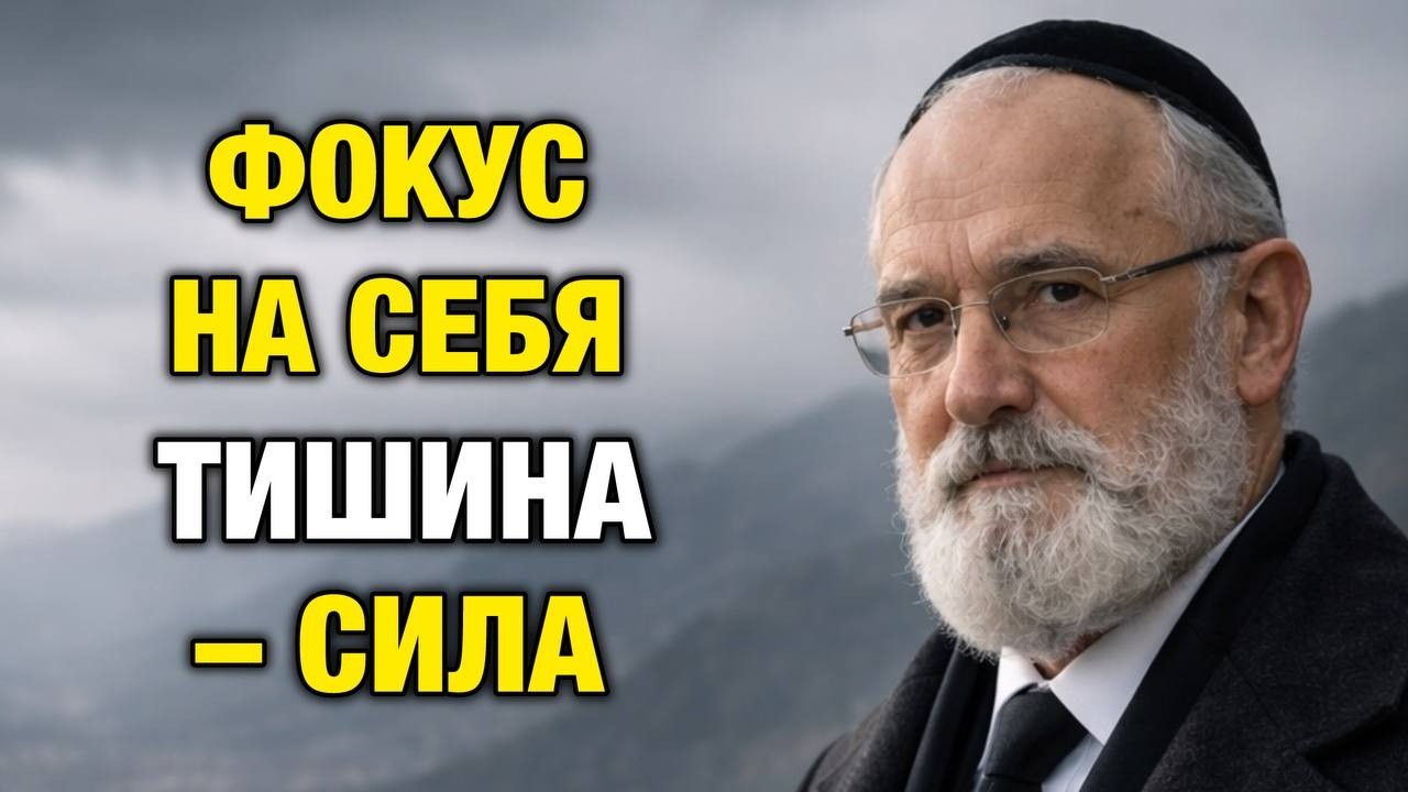 СОСРЕДОТОЧЬСЯ НА СЕБЕ И ХРАНИ МОЛЧАНИЕ | Еврейская мудрость, которая меняет судьбу