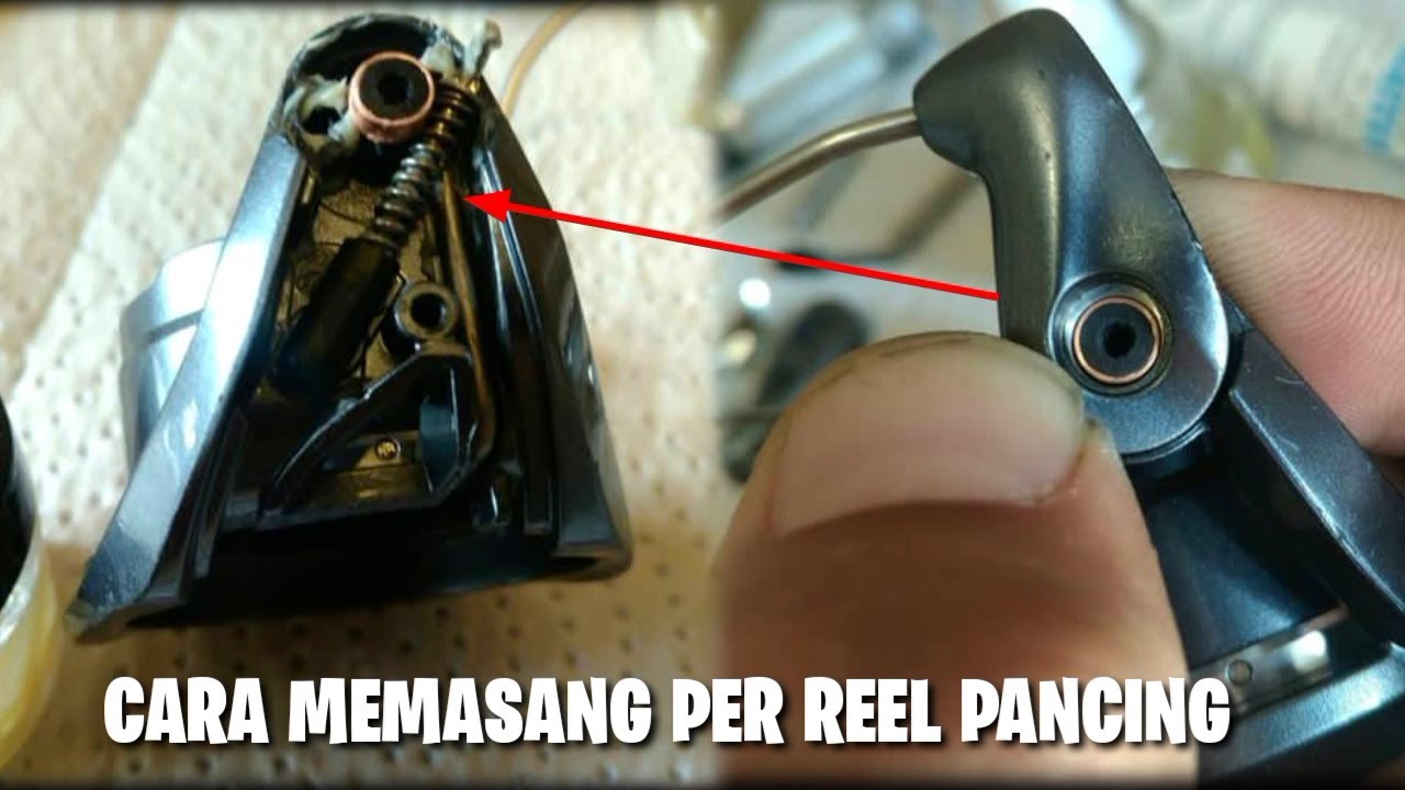 Cara memasang per reel pancing ||cara memperbaiki per reel pancing