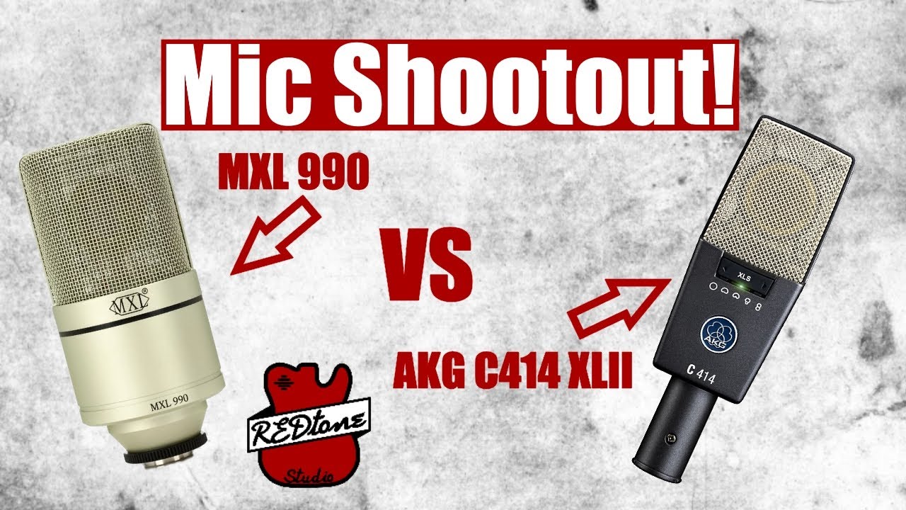 Mic Shootout - MXL 990 vs AKG C414 XLII