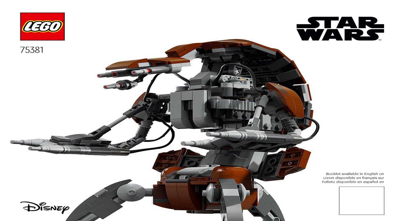 LEGO instructions - Star Wars - 75381 - Droideka™