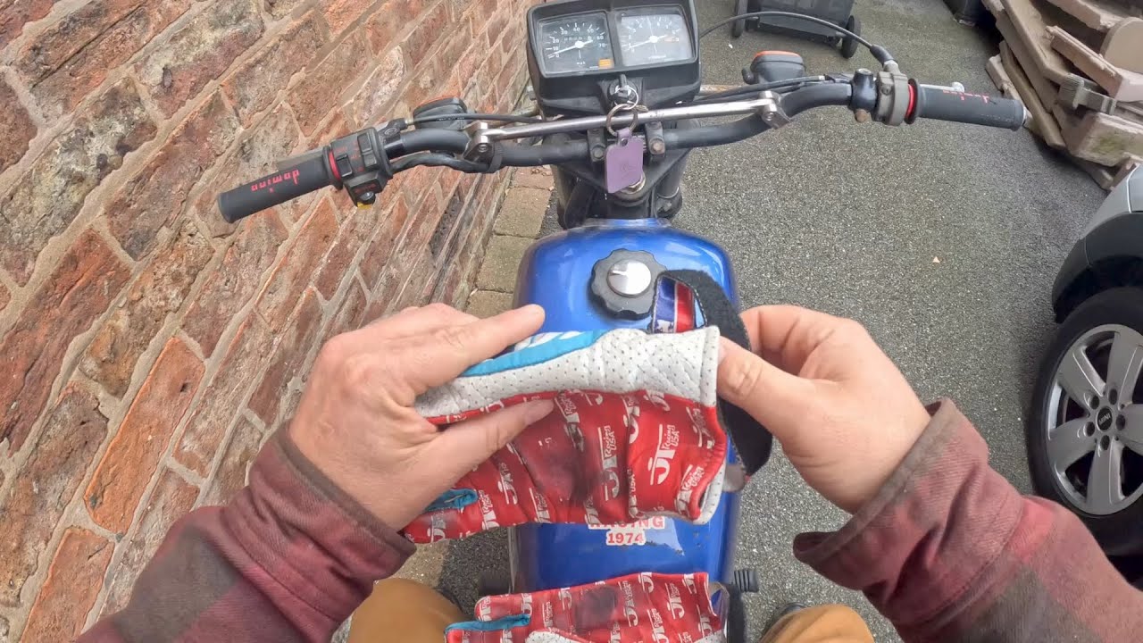 Trip to the coffee shop on the Honda H100